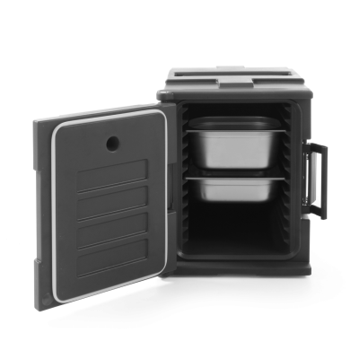 Termoizolační gastronádoba 2x GN 1/1 200 mm, AmerBox, 477x680x(H)620mm | 877814